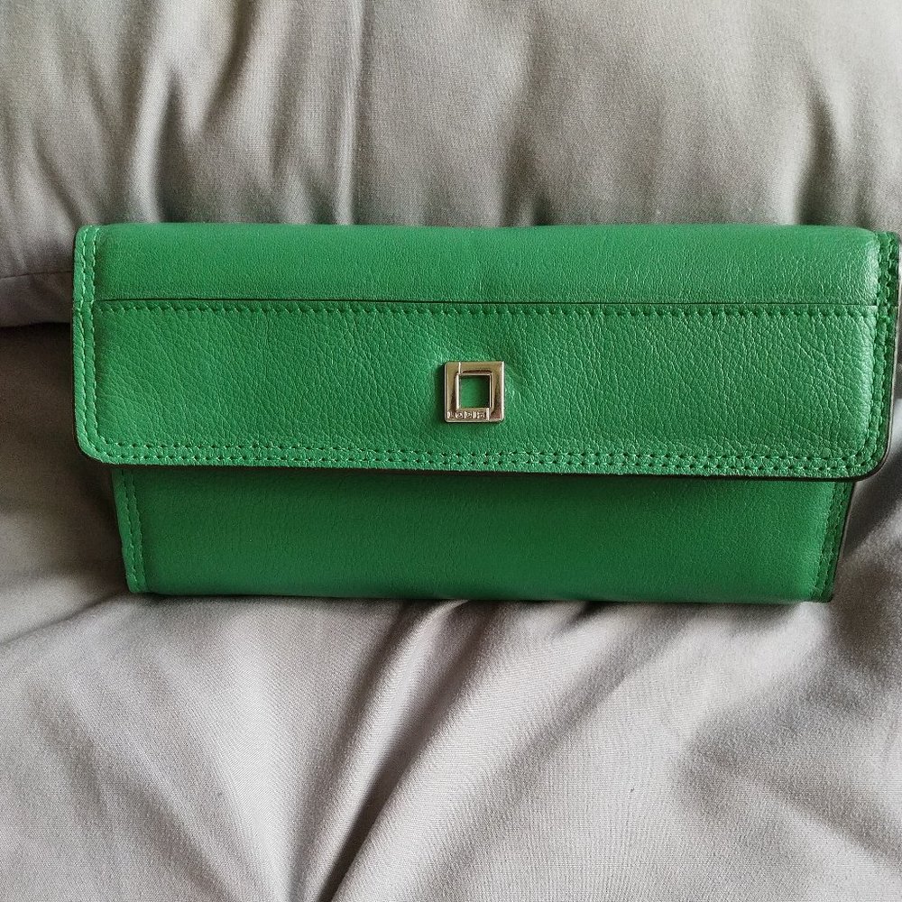 Trifold RFID Leather Wallet/Checkbook